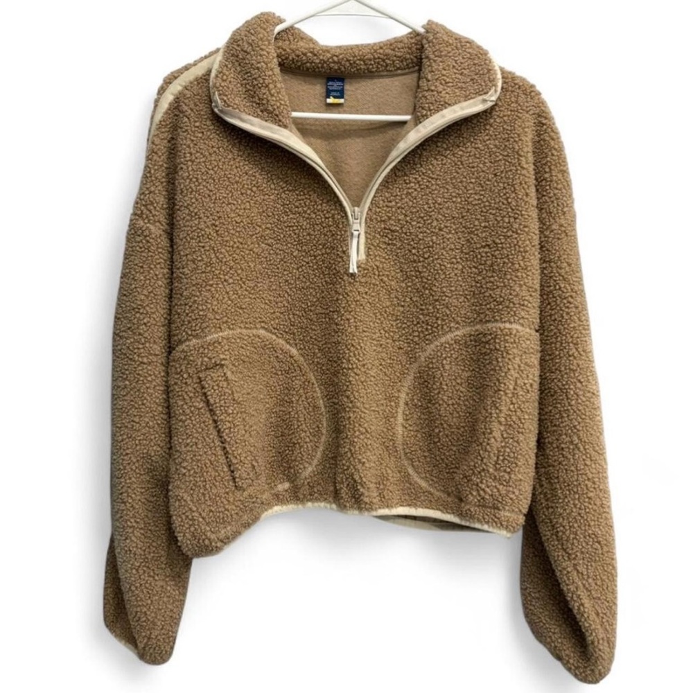 Old Navy Sherpa Fleece Quarter Zip